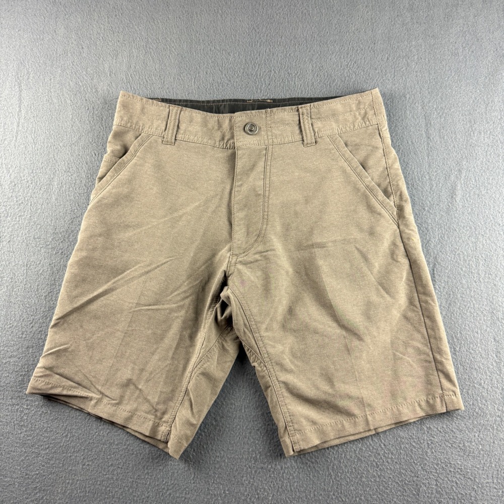 Kuhl Shorts Men's 30 Brown Hiking Stretch Gorpcore Trail Outdoor Drawstring